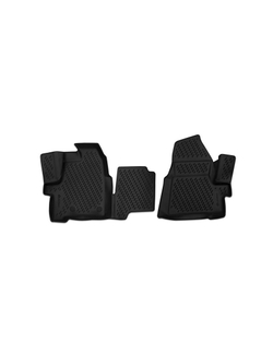 Коврики в салон для FORD Tourneo Custom (1+2 seats), 2013- , 2 шт. (полиуретан) CARFRD00019K