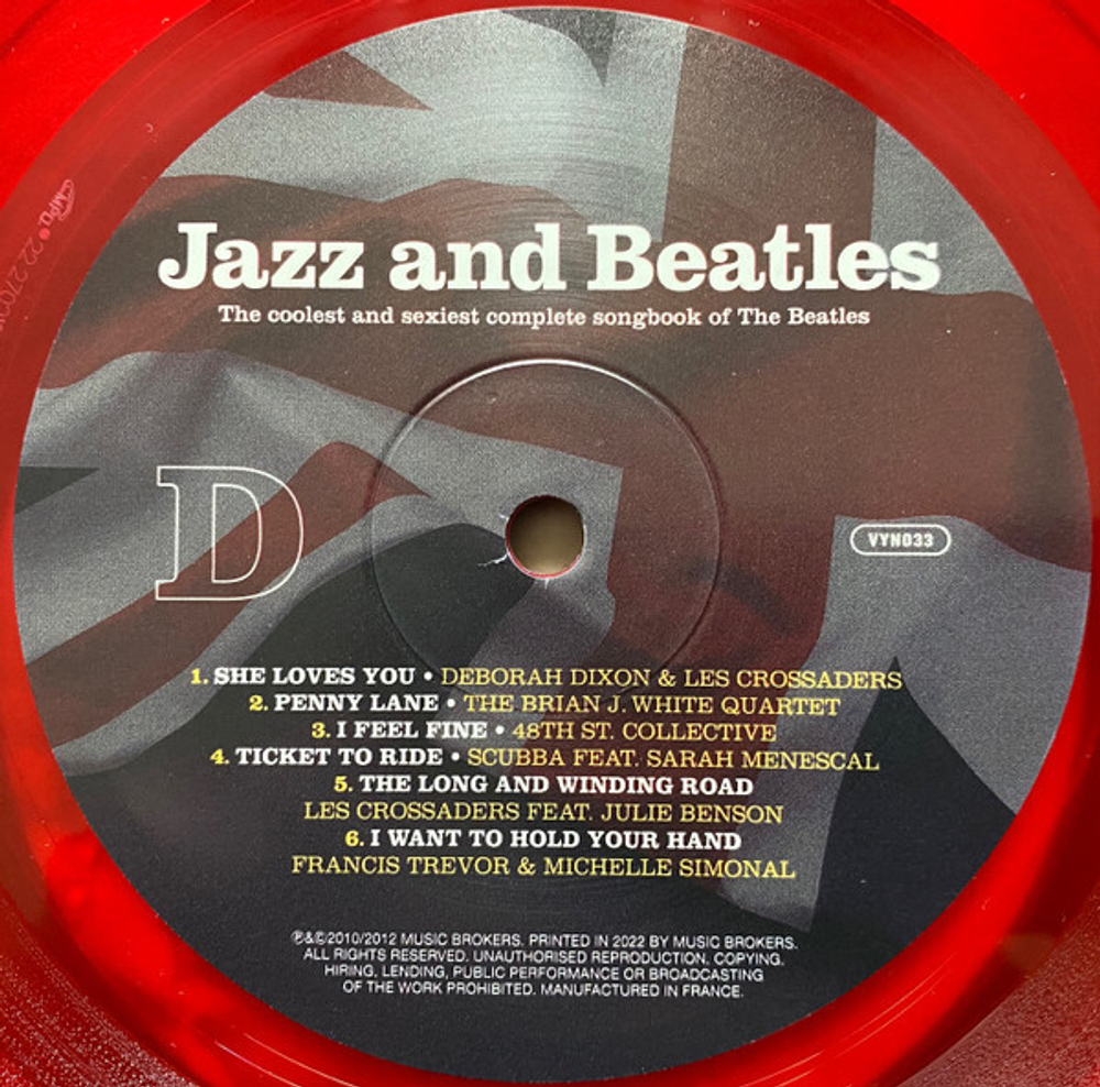 Сборник / Jazz And Beatles - The Coolest And Sexiest Complete Songbook Of The Beatles (Coloured Vinyl)(2LP)