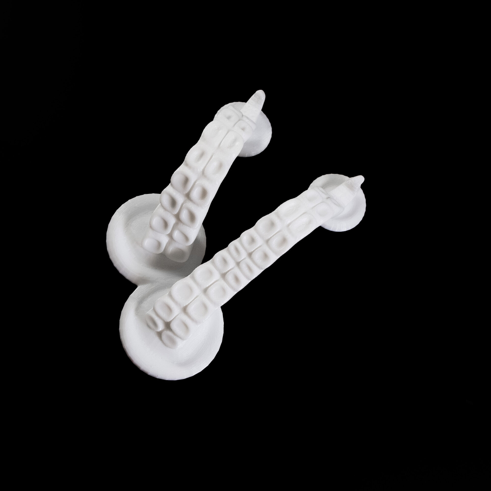 Держатель планшета в виде щупальцев осьминога Кракена, белая