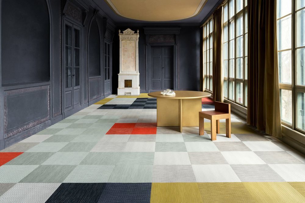 Плетенный виниловый пол Decoration 113