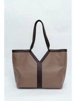 Сумка шоппер через плечо большая на молнии