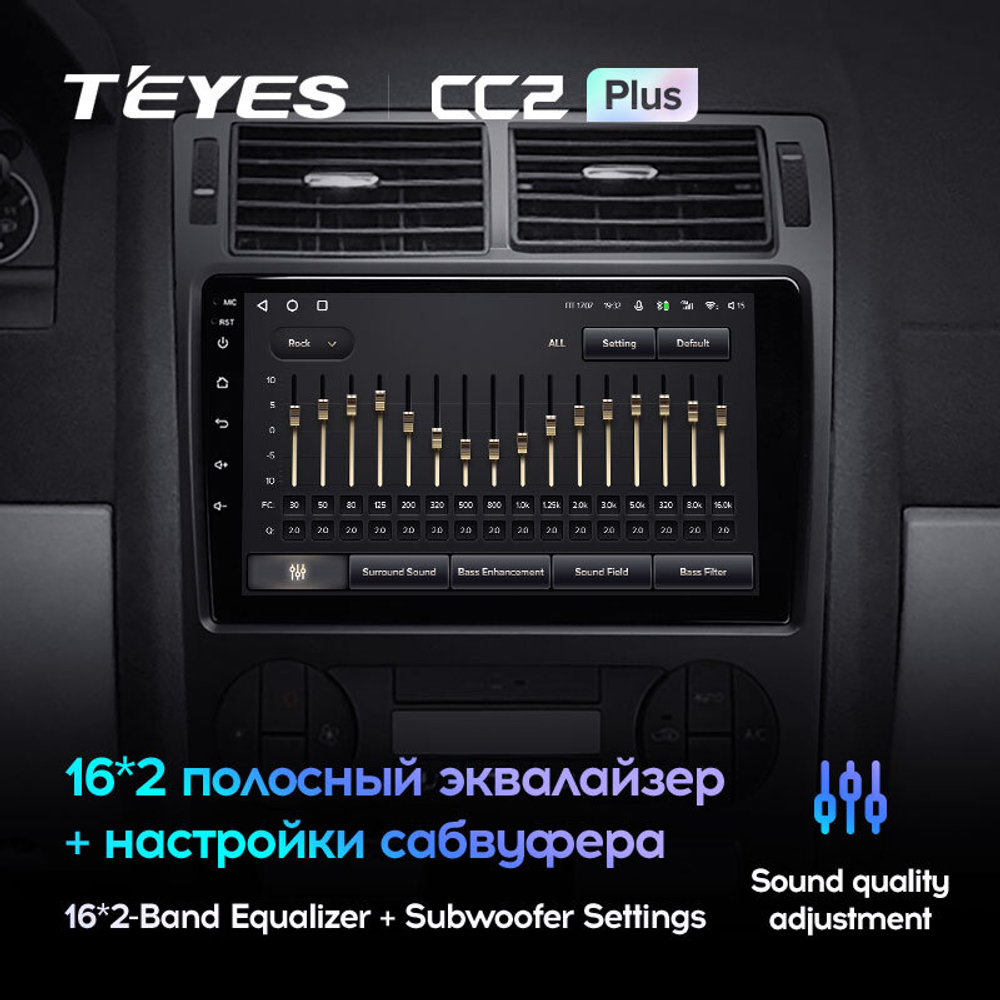 Teyes CC2 Plus 9"для Ford Mondeo 3 2000-2007