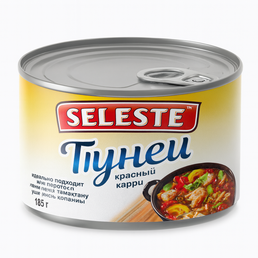 Тунец Seleste красный карри 160 гр