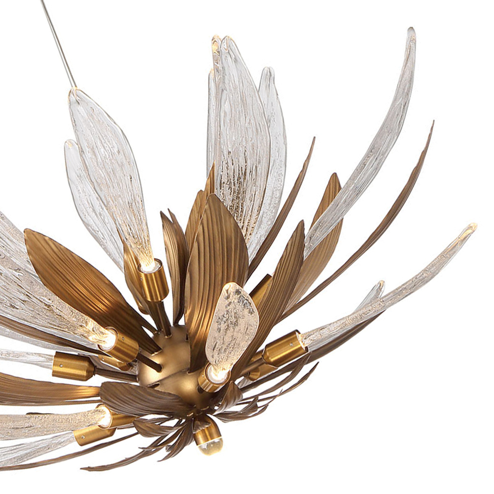 Люстра RP168416-19 bronze/clear