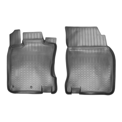 Ковры в салон Norplast/Unidec для Nissan Qashqai в кузове J11 (2014-), Черный, передние, арт.NPA10-C61-604