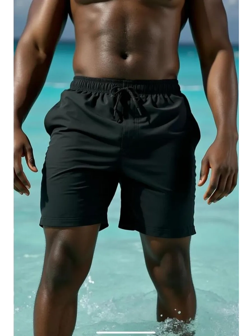 Шорты пляжные для купания удлиненные бриджи