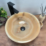 Раковина из оникса Bowl Yellow TinLip BO-62854 40*40*15 40