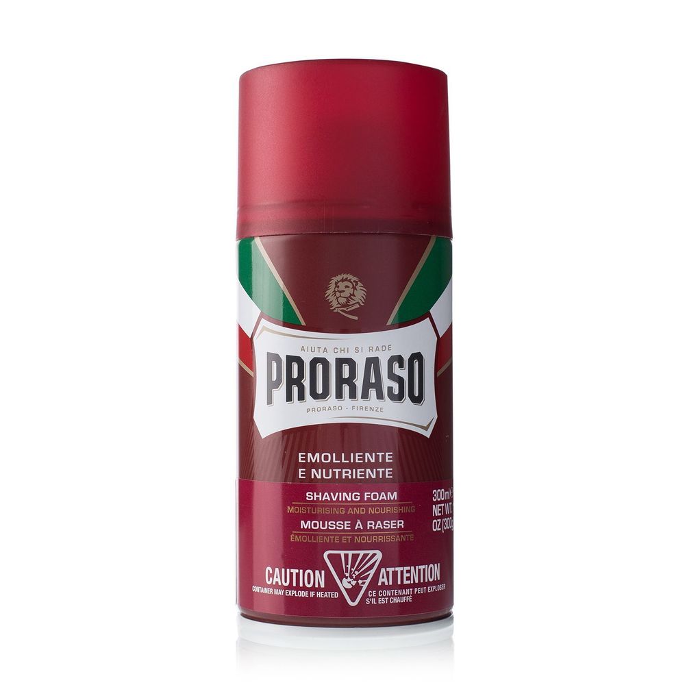 PRORASO Пена для бритья питательная с маслом Ши и Сандала