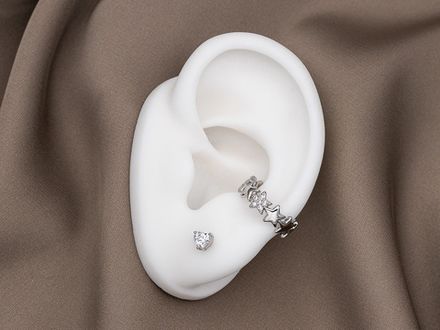 Кафф "Звезды" 5мм, со стразами