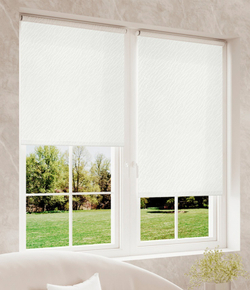Рулонные шторы Бриз Снежно-белый