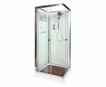 Душевая кабина DTO K402 120x90 без крыши прозрачная/хром