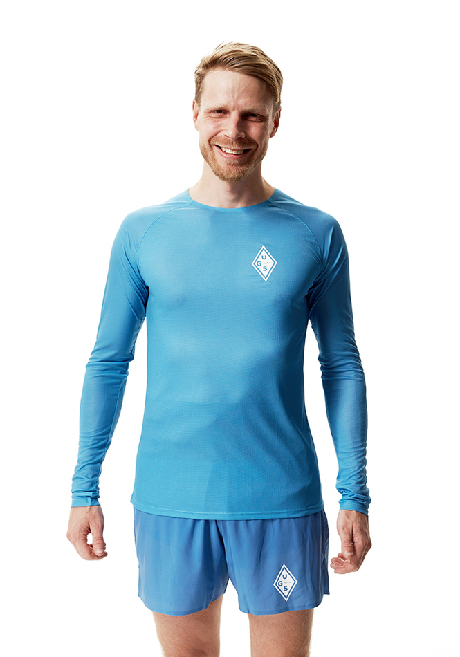 ЛОНГСЛИВ МУЖСКОЙ UGS LONG SLEEVES TEE | CYAN
