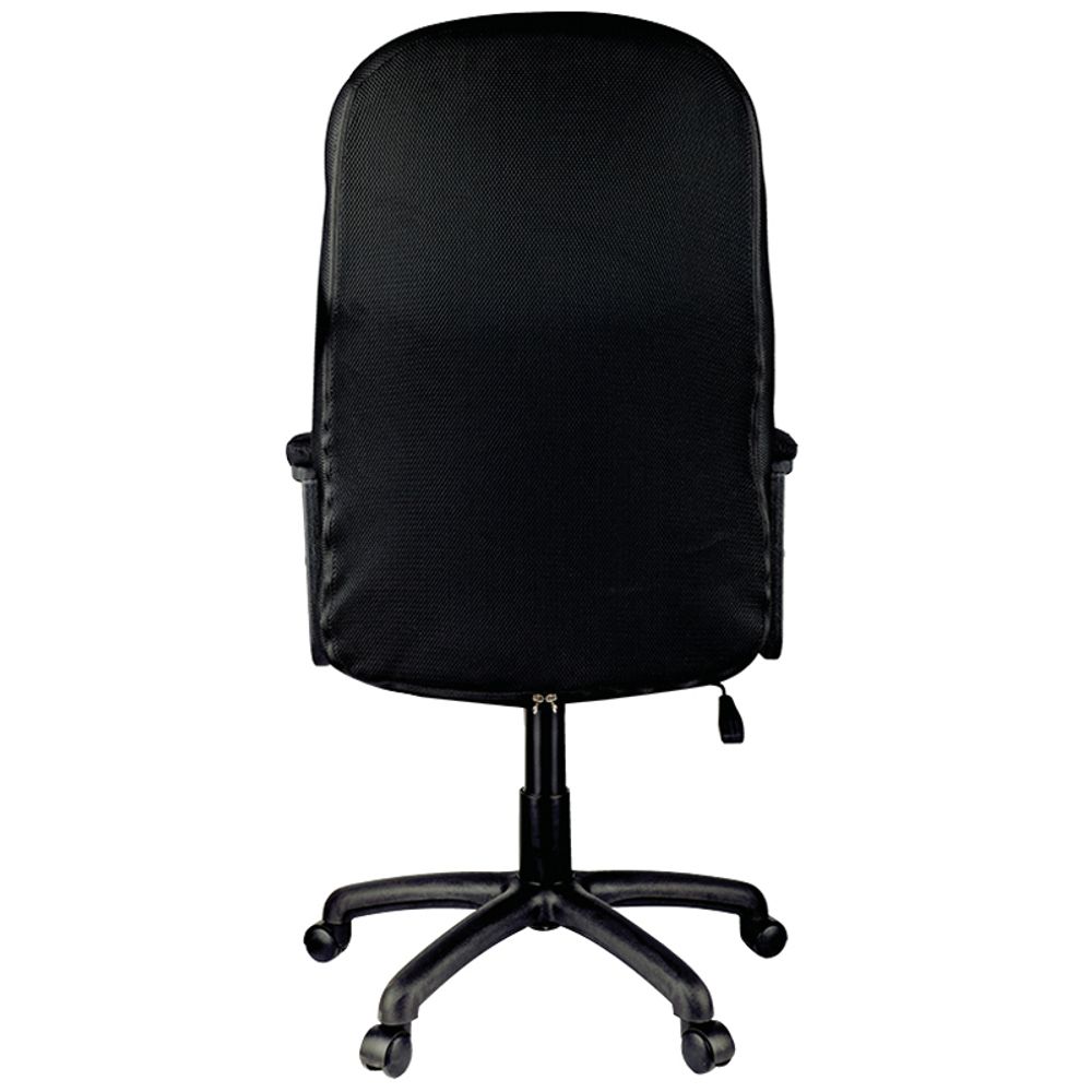 Кресло руководителя Helmi HL-E85 "Graphite", ткань TW черная/серая, мягкий подлокотник