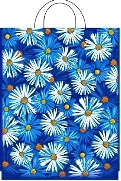 Пакет ПЭ с петлевой ручкой 28х55см (55) (Пробуждение) Интерпак (х25/500)