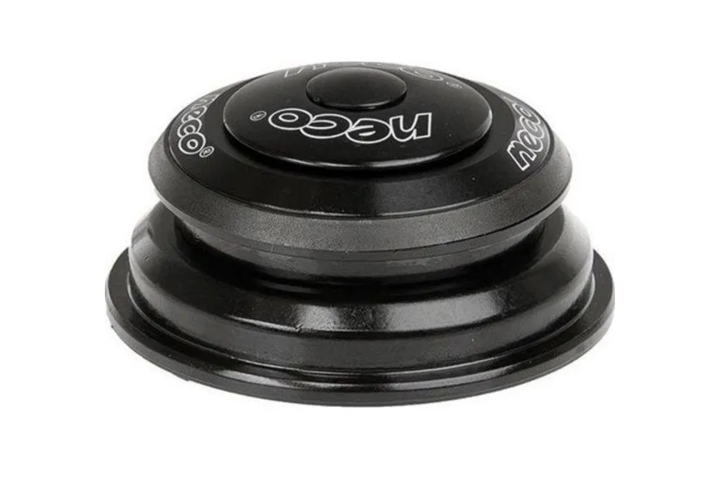 Рулевая колонка Neco H156EM, ZS44/56, 1 1/8-1 1/2", стал.чашки, картр.подшипники, черный