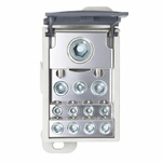 Блок распределительный, винтовой зажим, 1x185 кв.мм, 2x35 кв.мм, 5x16 кв.мм, 4х10 кв.мм