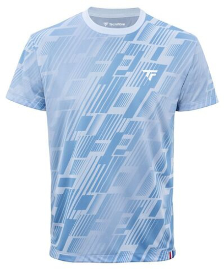 Мужская теннисная футболка Tecnifibre X-Loop - небесный