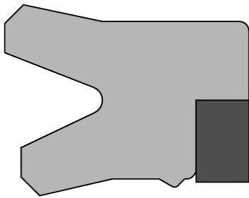 A163-120/1 PU Высокоэффективное U-образное штоковое уплотнение 120-135-12,5