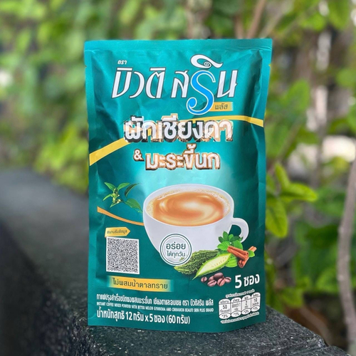 Кофе для снижения сахара в крови с Момордикой Instant Coffee Mixed Powder with Bitter Melon Beauti Srin