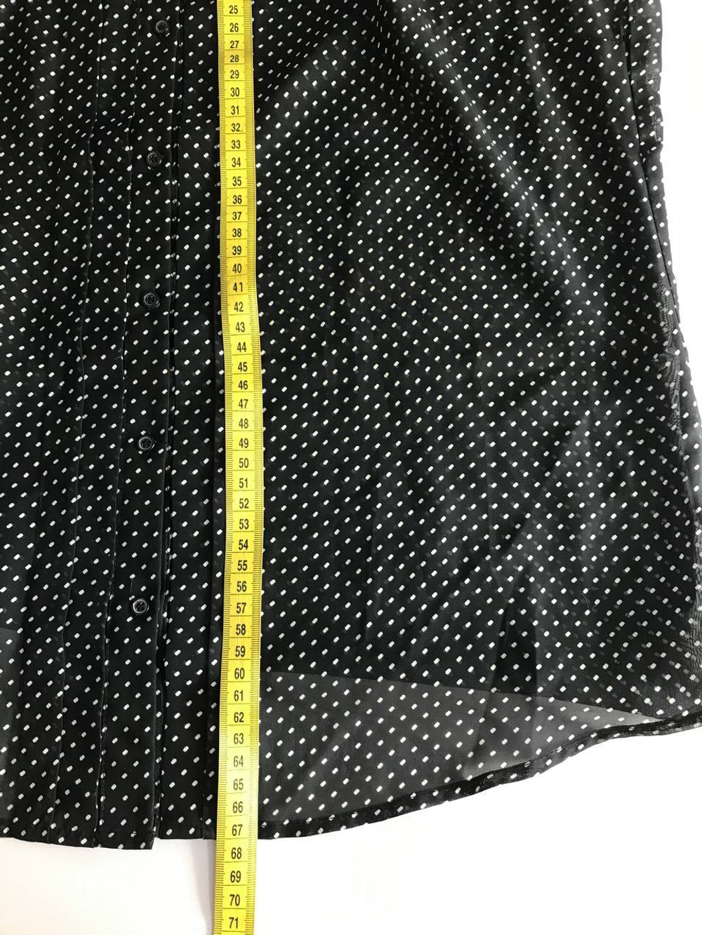 Блузка Ostin в мелкий горошек, маркировка XL, визуально на 50 размер