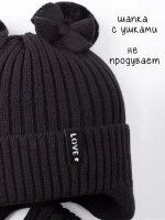 Шапка зимняя вязаная и снуд