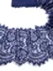 01-39 Кружево шантильи 20 см, темно-синий