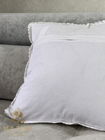 Подушка декоративная "Кружево" белая 45x45x10см от J-LINE