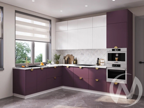 Кухня комплектация №4 (белый/мыло М03; рейка MF16)