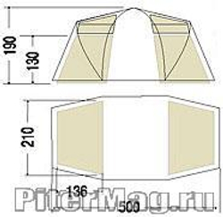 Кемпинговая палатка Red Fox House Fox 4