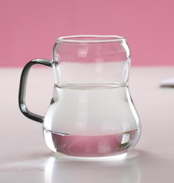 298023.1 Кружка "Бриз"  320мл, h=9.5 см, d=5,5см, стекло/прозрачный