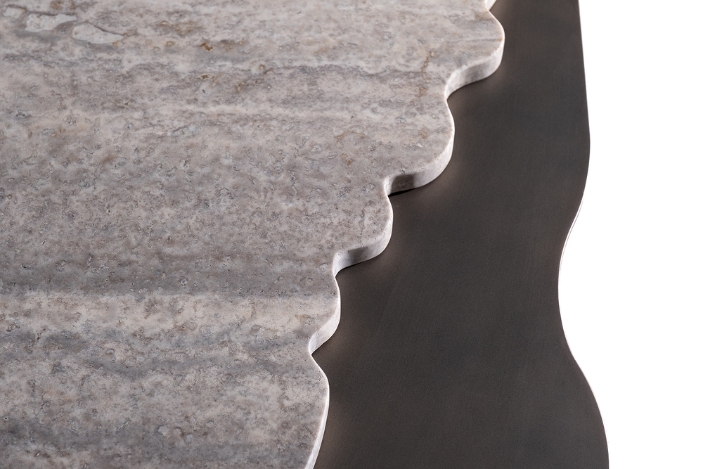 Стол журнальный Garda Decor Garda Decor Травертин (Travertine) 120*120*29 см