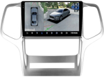 Магнитола для Jeep Grand Cherokee WK2 2010-2013 - Teyes CC3-2K-360 на Android 10, 2K QLED, 6Гб+128Гб, CarPlay, 4G SIM-слот, 4 камеры в комплекте