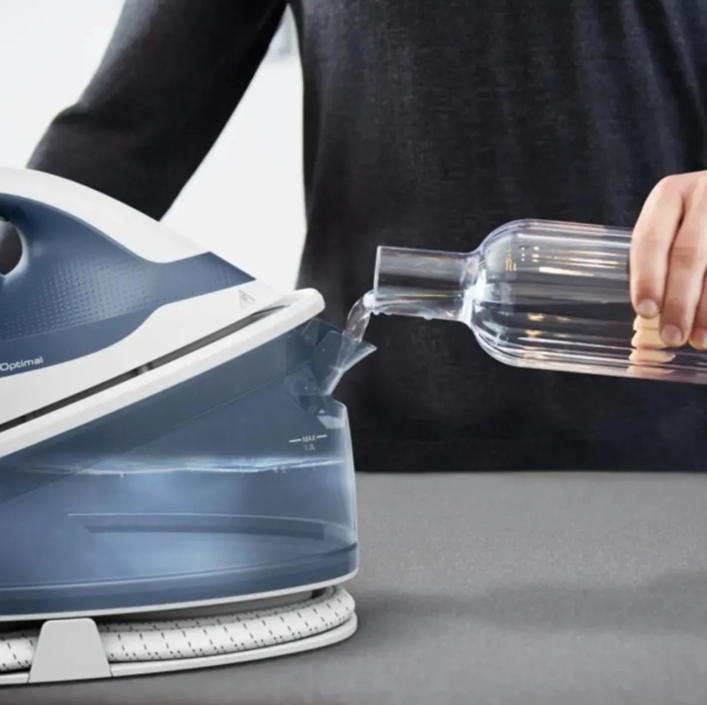 Парогенератор Tefal Express Optimal SV4110E0, синий/белый