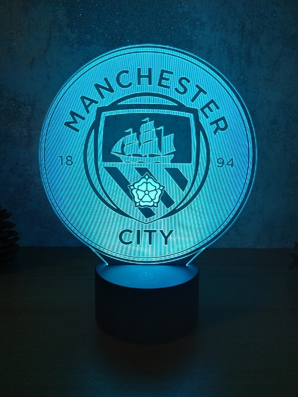 3D Светильник "Manchester City FC" (Манчестер Сити)