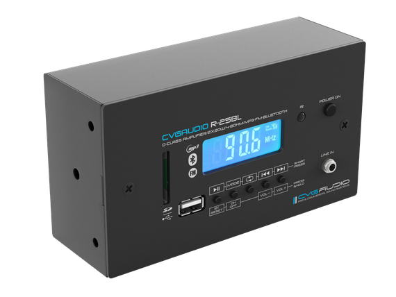 CVGAUDIO R-25BL настенный низкоомный (low-impednce) двухканальный (stereo) микшер-усилитель