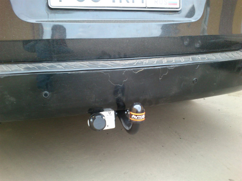 Фаркоп для Hyundai H1 минивэн/фургон 2008г.-по н.в. (без электрики) (паспорт и сертификат) AvtoS.HY26