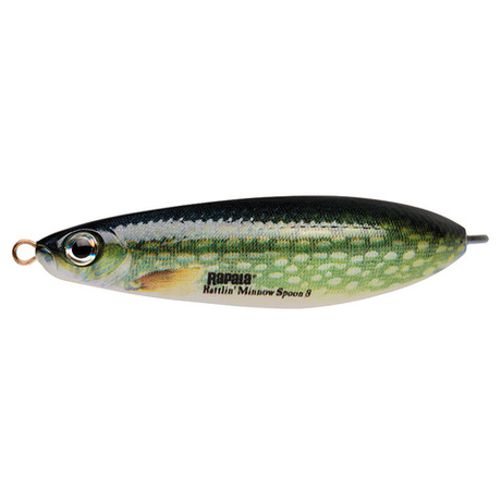 Незацепляйка RAPALA Rattlin' Minnow Spoon RMSR08 / 8 см, 16 г, цвет PK