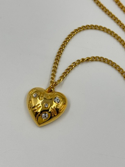 Кулон Сердце с кристаллами Moschino