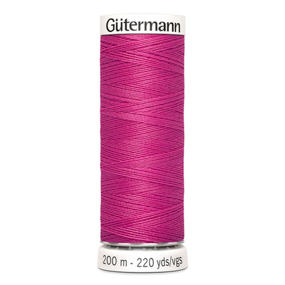 01 Нить Sew-All 100/200 м для всех материалов, 100% полиэстер Gutermann 748277 (733 розовая фуксия)