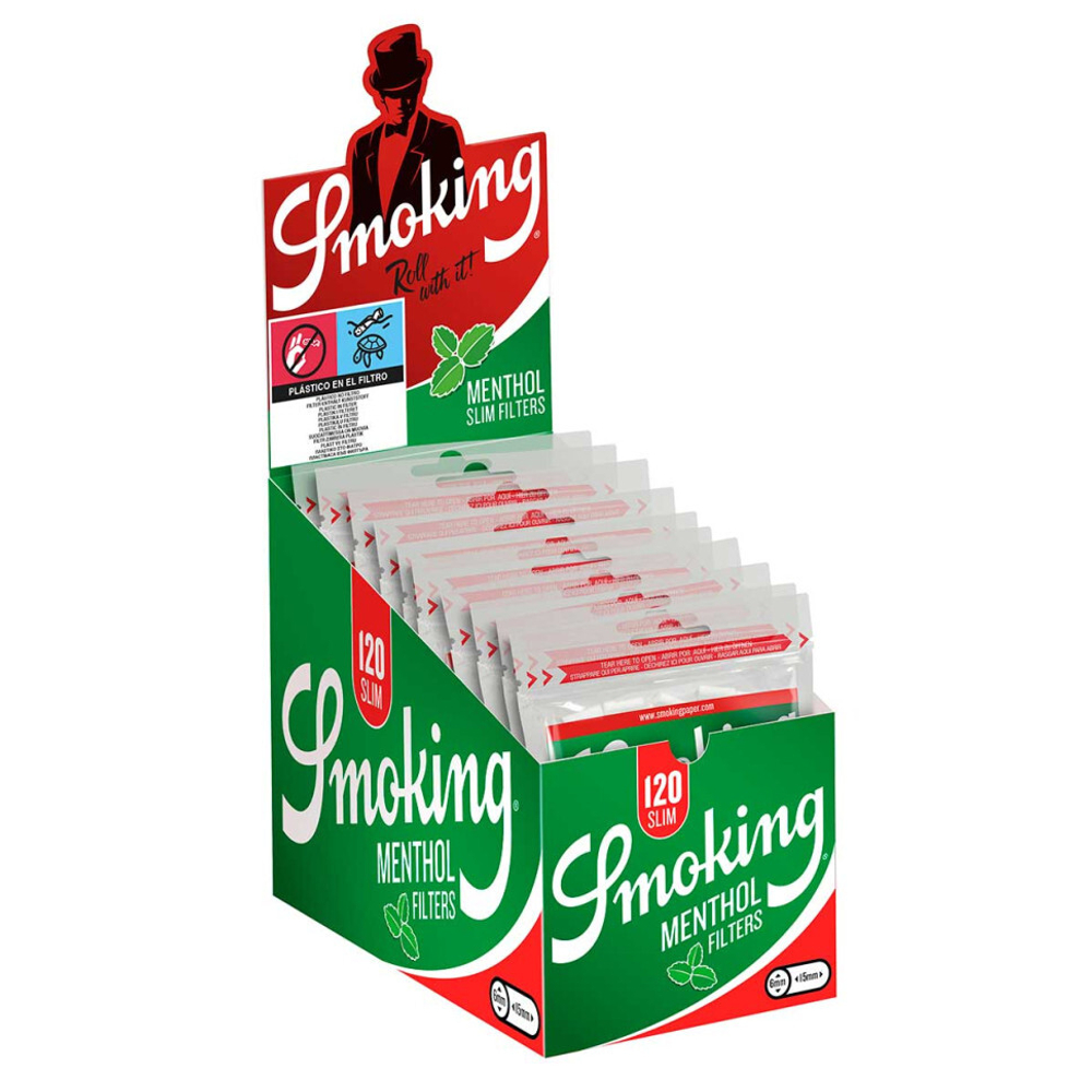 Фильтры Smoking "Menthol" Slim 120шт.