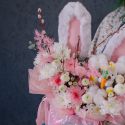 163. Милая весенняя коробка с ушками и вербой