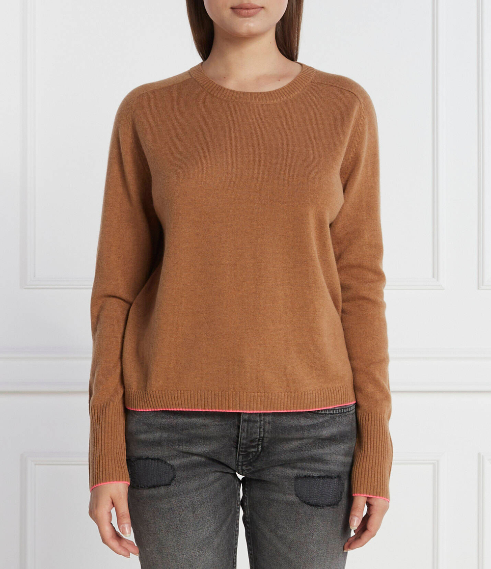 Хлопковый свитер Pinko - коричневый(101985 A16Z)