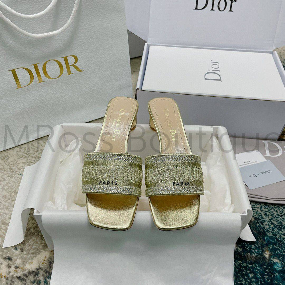 dior dway шлепанцы
