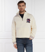 Худи MONOGRAM TIPPED 1/4 ZIP Tommy Hilfiger - экрю(MW0MW34412)