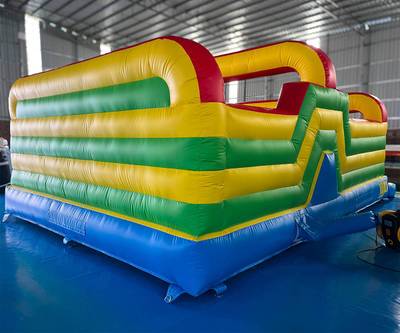 Коммерческий надувной батут «Увлекательная полоса 2» 7*4,5*2,8 м
