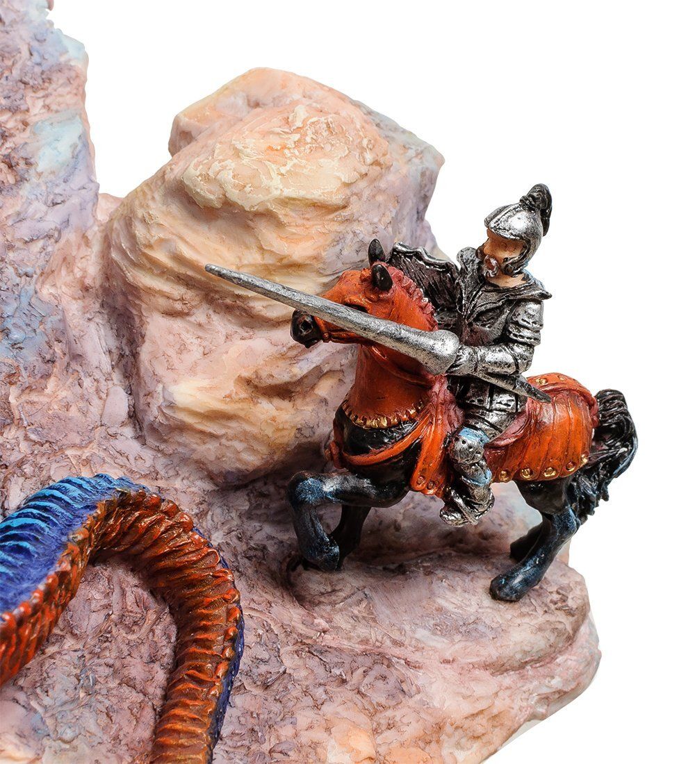 Veronese WS-267 Статуэтка «Дракон и воин - храбрость неуместна»