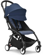 Коляска прогулочная Stokke YOYO3 рама чёрная Black Air France Blue