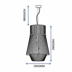 Подвесной светильник Imperiumloft PEO C peo01