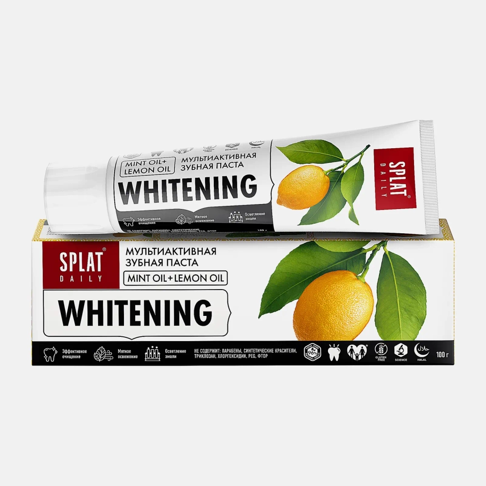 Зубная паста Splat Daily Whitening отбеливающая 100г