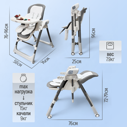 Стульчик-электрокачель Frida 5в1